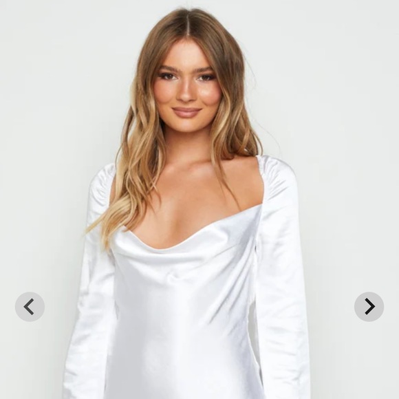 NWT Beginning Boutique white dress - Picture 3 of 3